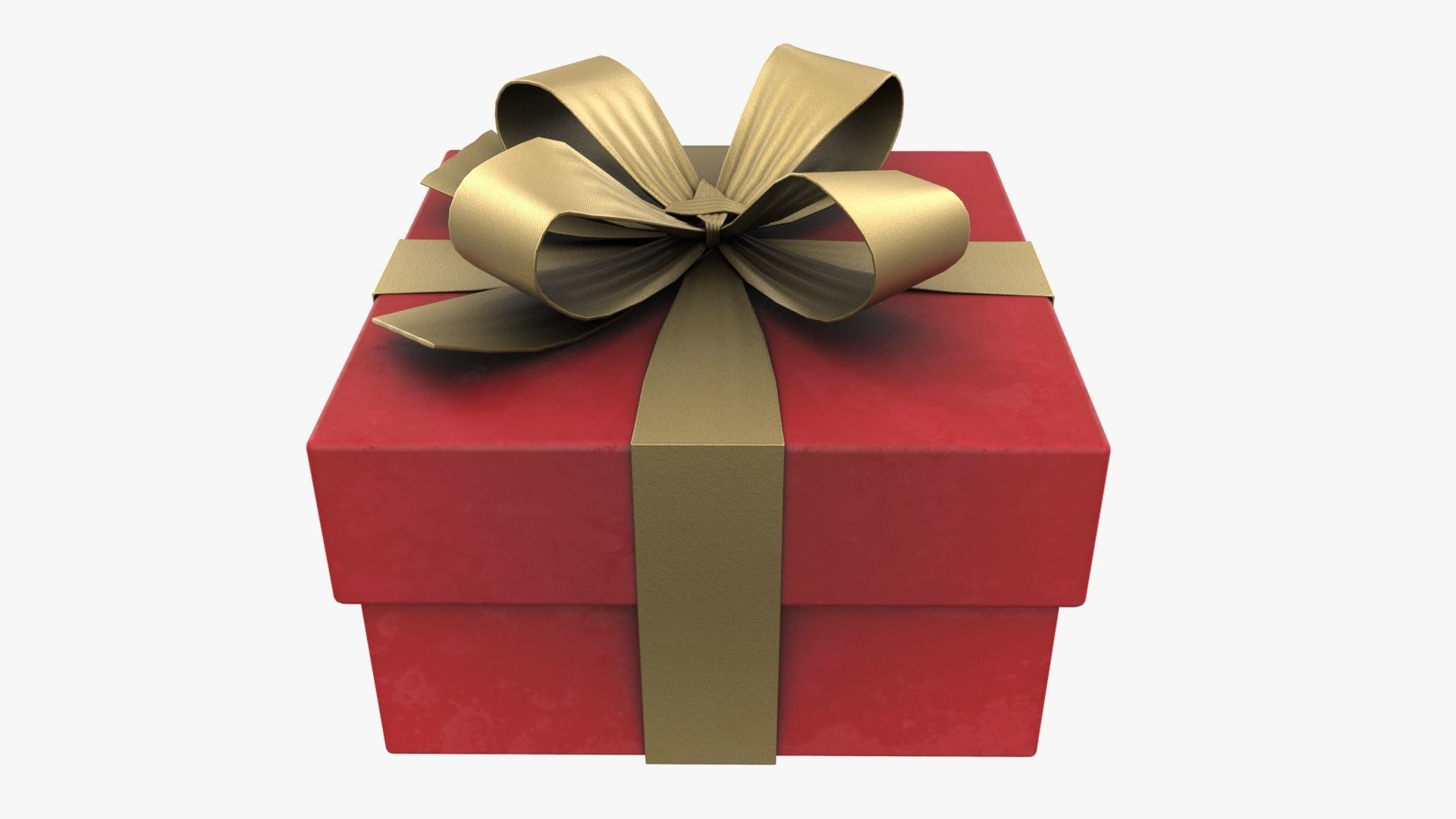 Christmas Gift Box 03 - V3 Low-poly 3D model_2