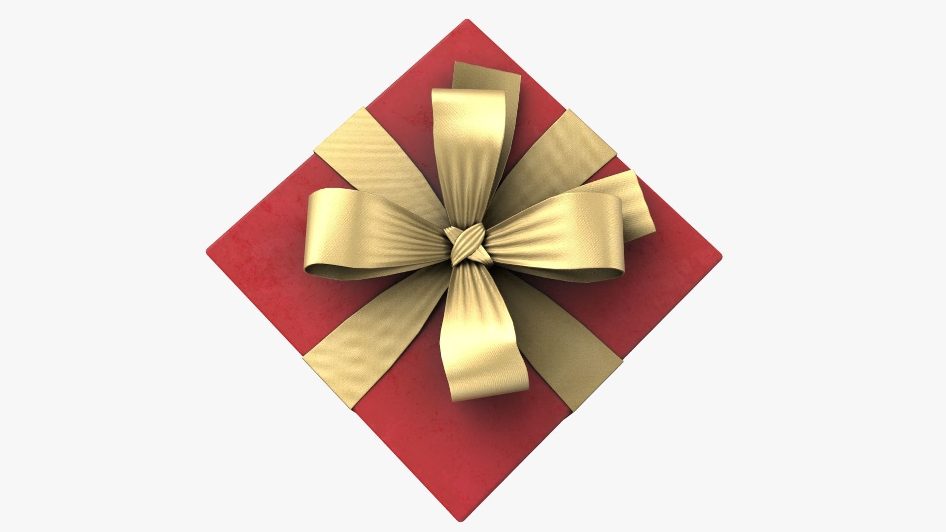 Christmas Gift Box 03 - V3 Low-poly 3D model_4