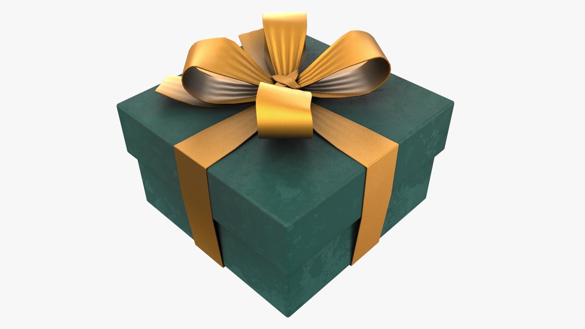 Christmas Gift Box 03 - V4 Low-poly 3D model_3