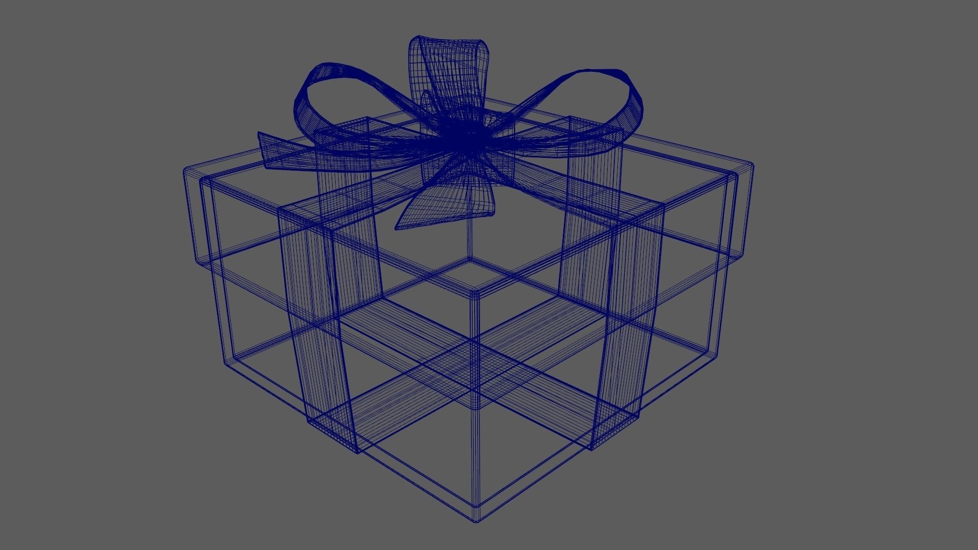 Christmas Gift Box 03 - V4 Low-poly 3D model_13