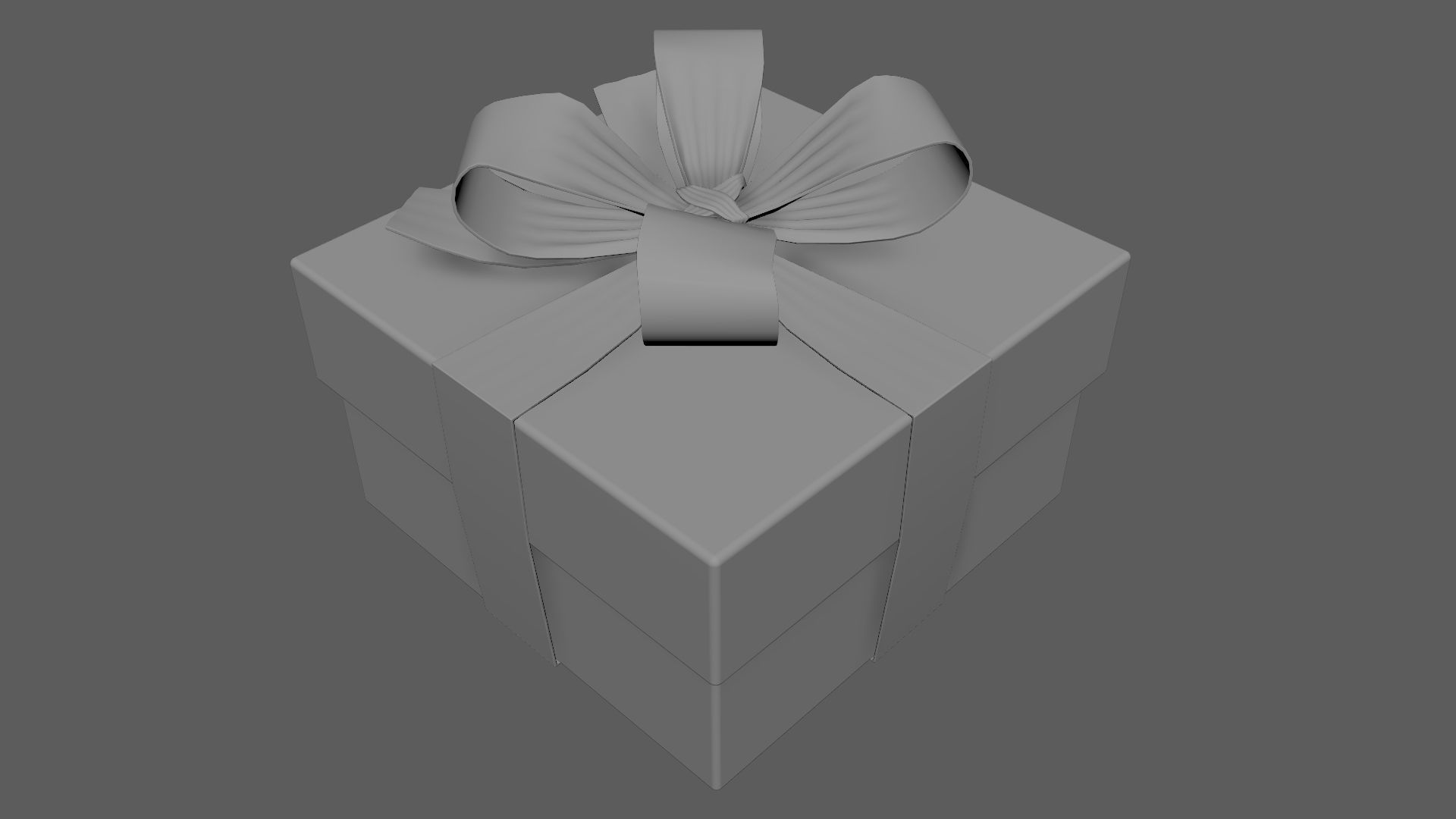 Christmas Gift Box 03 - V4 Low-poly 3D model_7