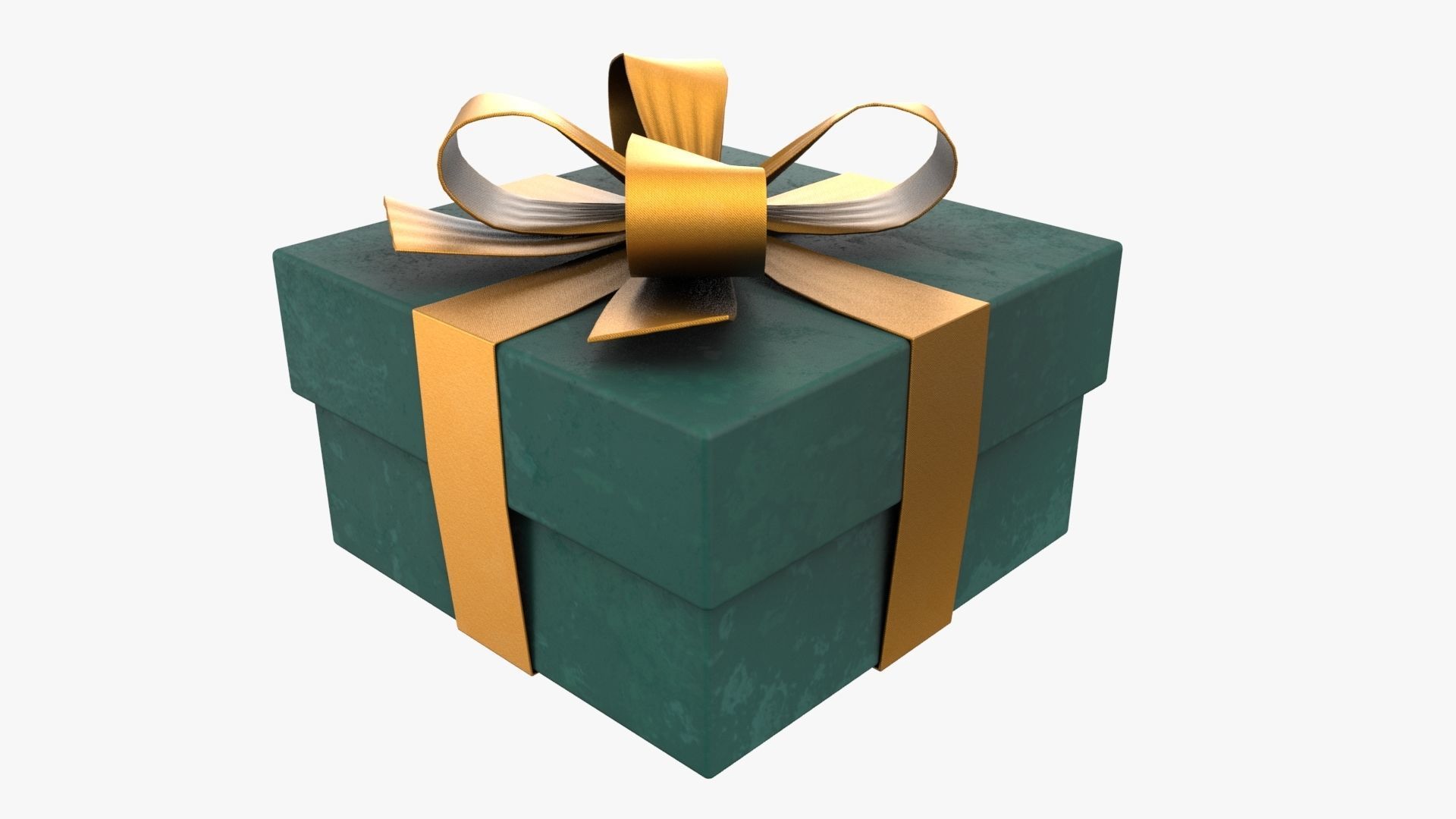 Christmas Gift Box 03 - V4 Low-poly 3D model_1