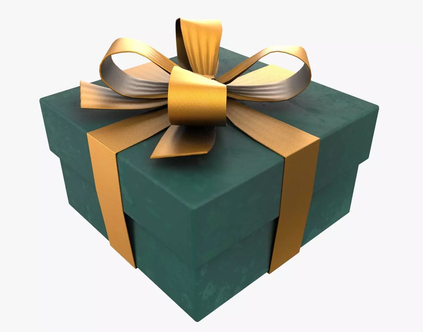 Christmas Gift Box 03 - V4 Low-poly 3D model_0