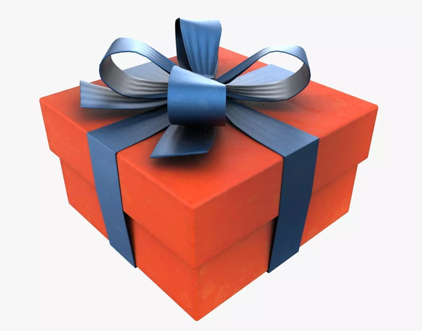 Christmas Gift Box 03 - V6 Low-poly 3D model_0
