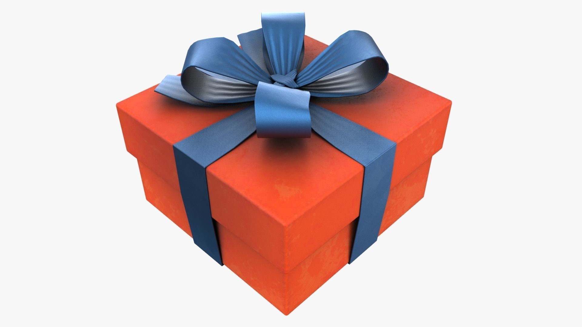 Christmas Gift Box 03 - V6 Low-poly 3D model_3