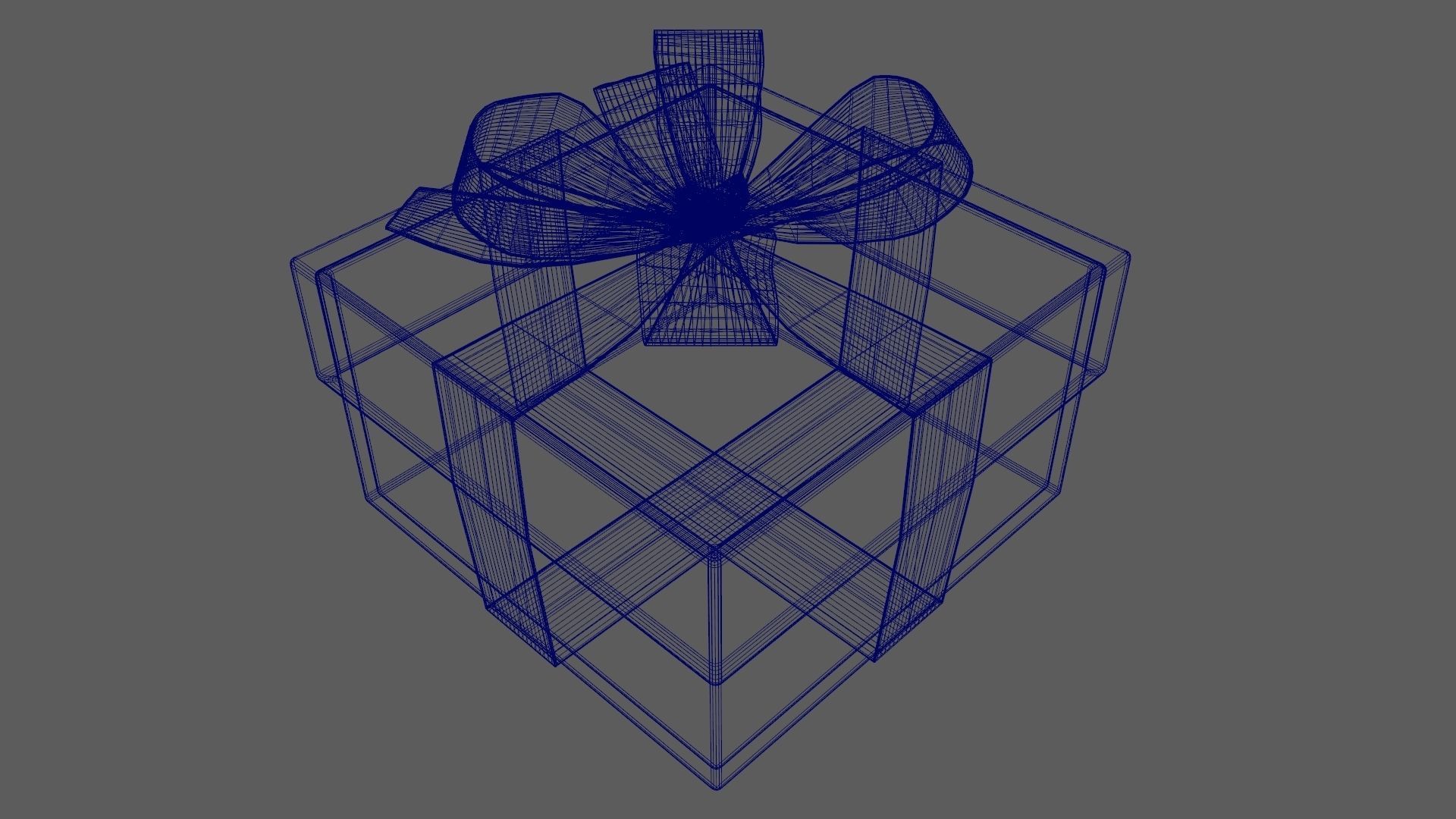 Christmas Gift Box 03 - V6 Low-poly 3D model_15