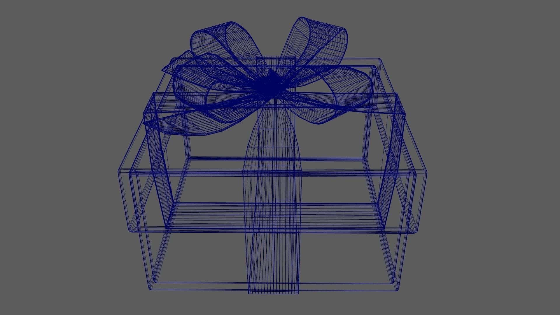 Christmas Gift Box 03 - V6 Low-poly 3D model_14