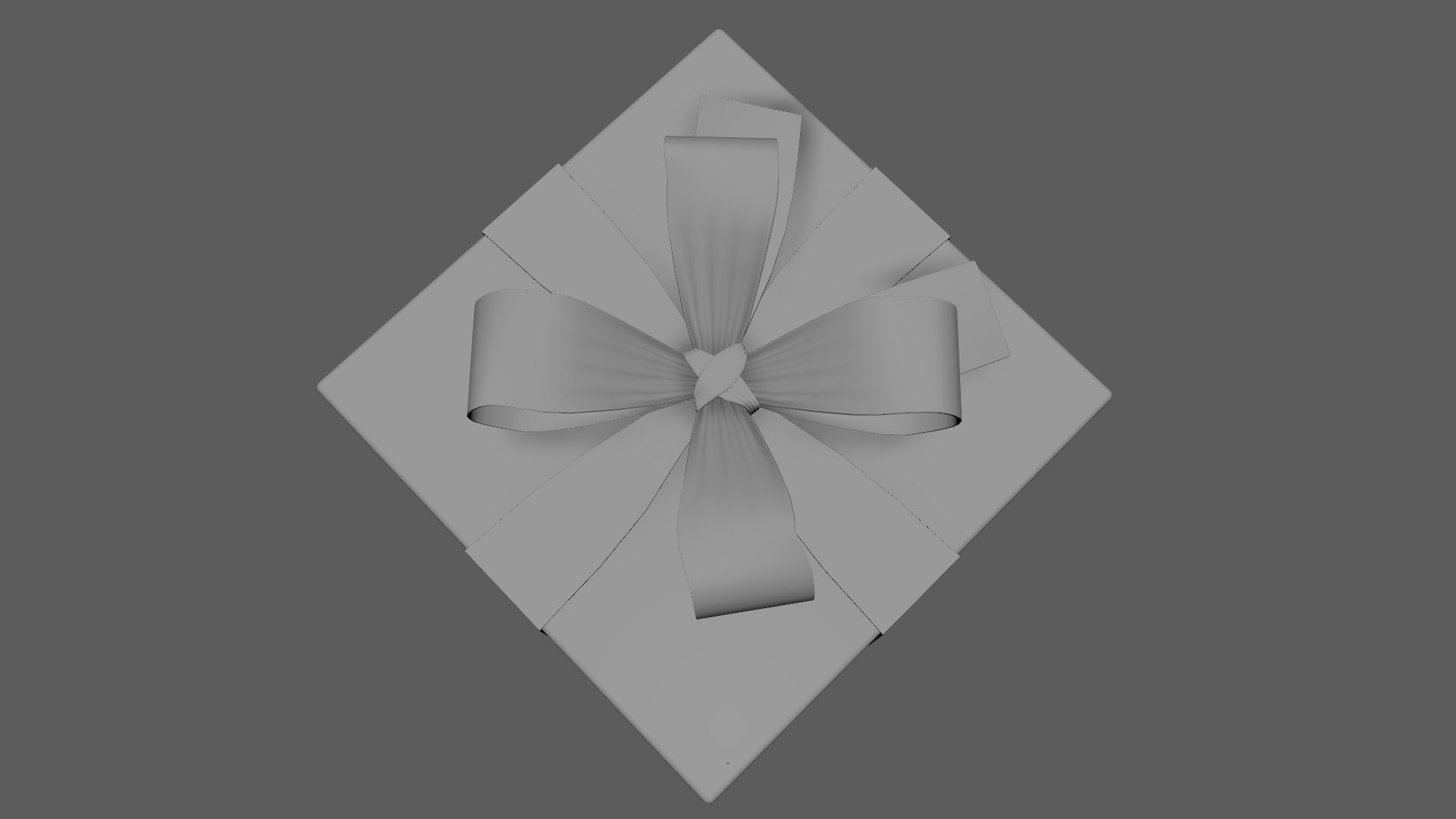 Christmas Gift Box 03 - V13 Low-poly 3D model_8