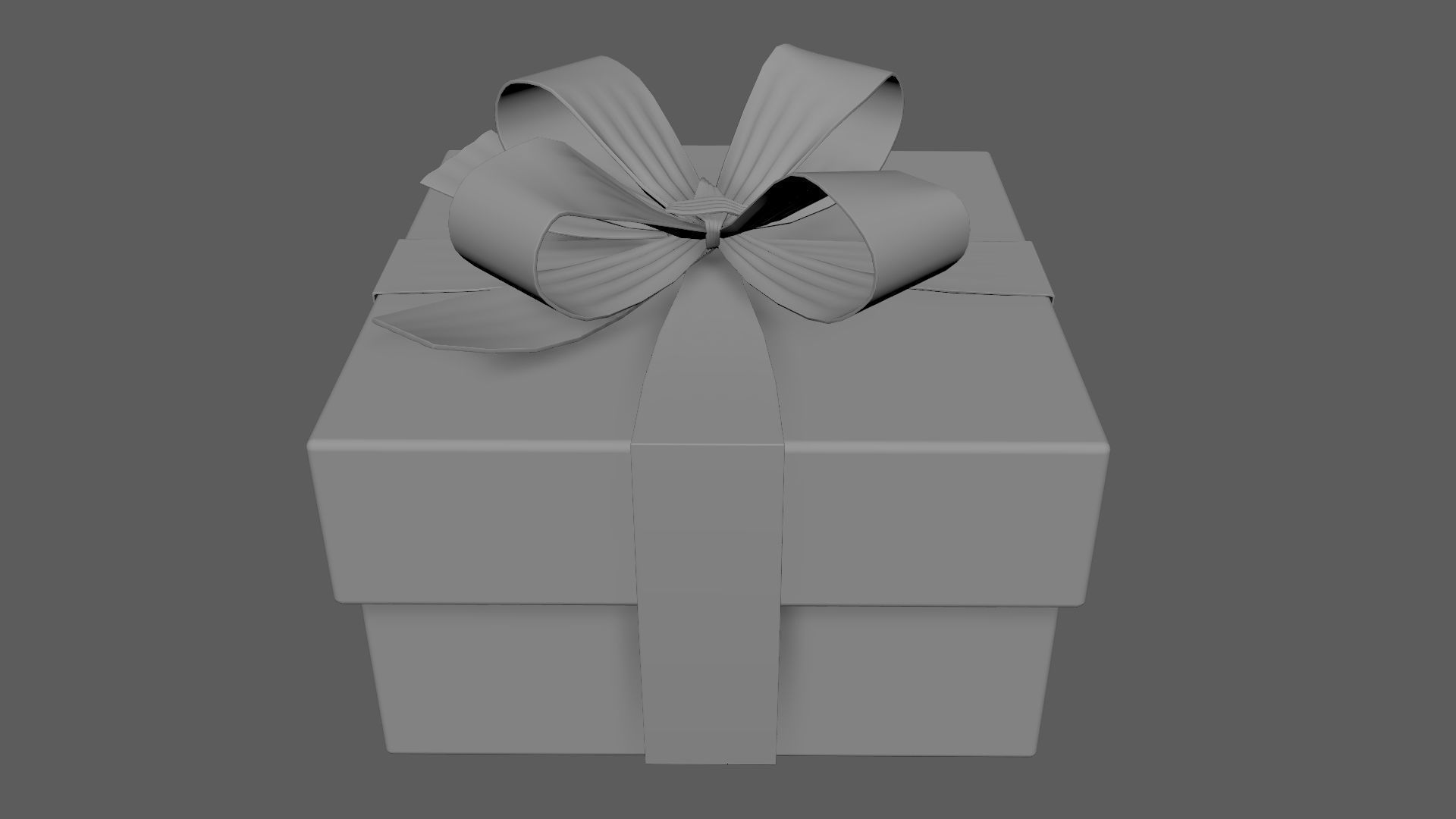 Christmas Gift Box 03 - V13 Low-poly 3D model_6