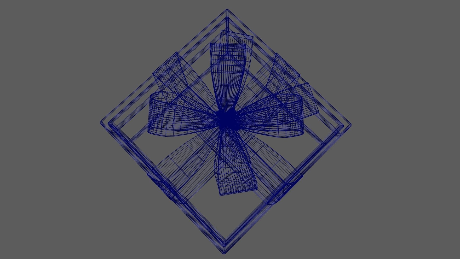 Christmas Gift Box 03 - V13 Low-poly 3D model_16