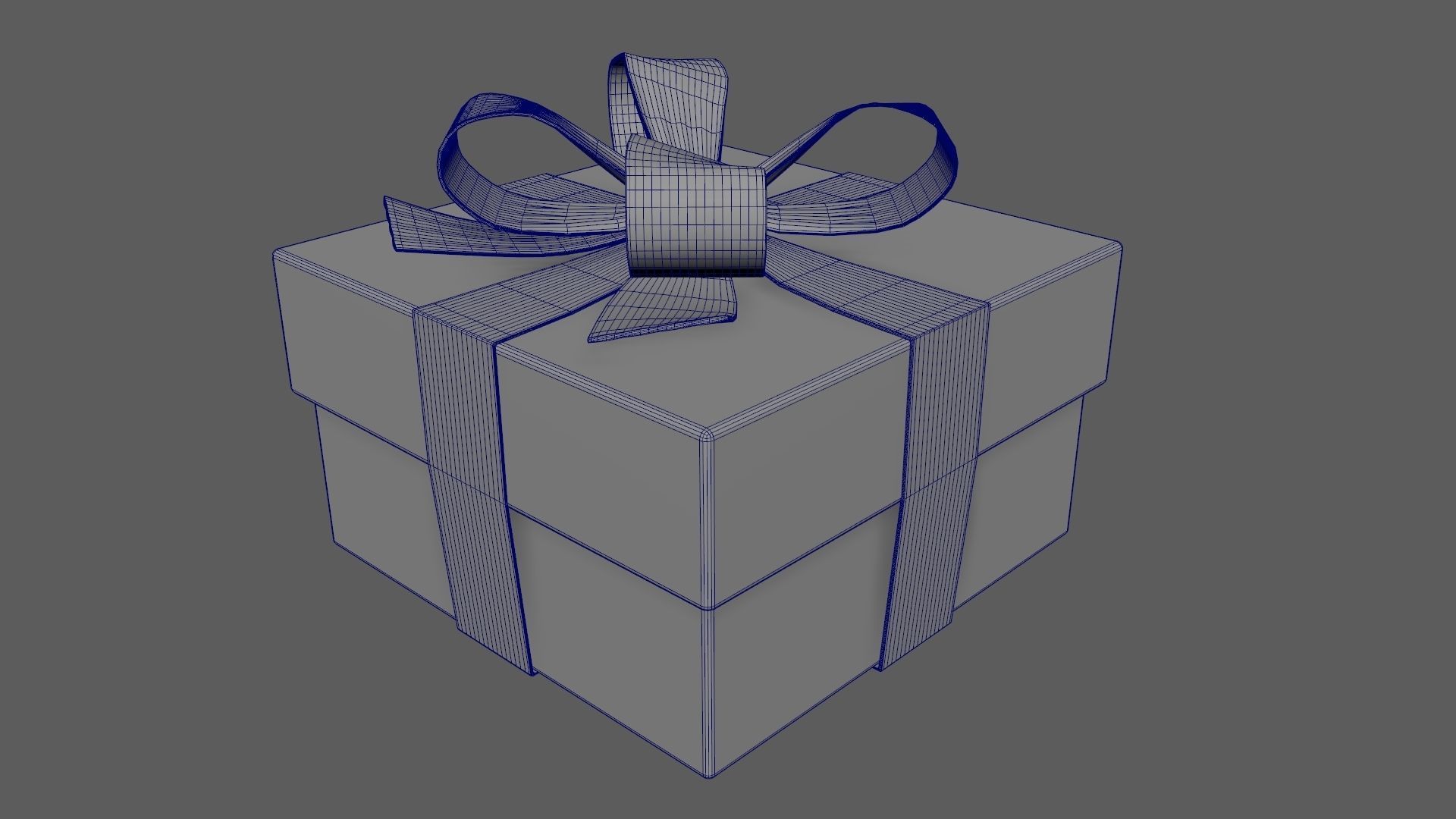 Christmas Gift Box 03 - V13 Low-poly 3D model_17