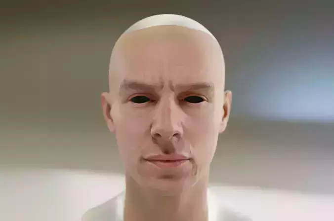 Asymmetrycal and caucasic man similar to Tom Cruise