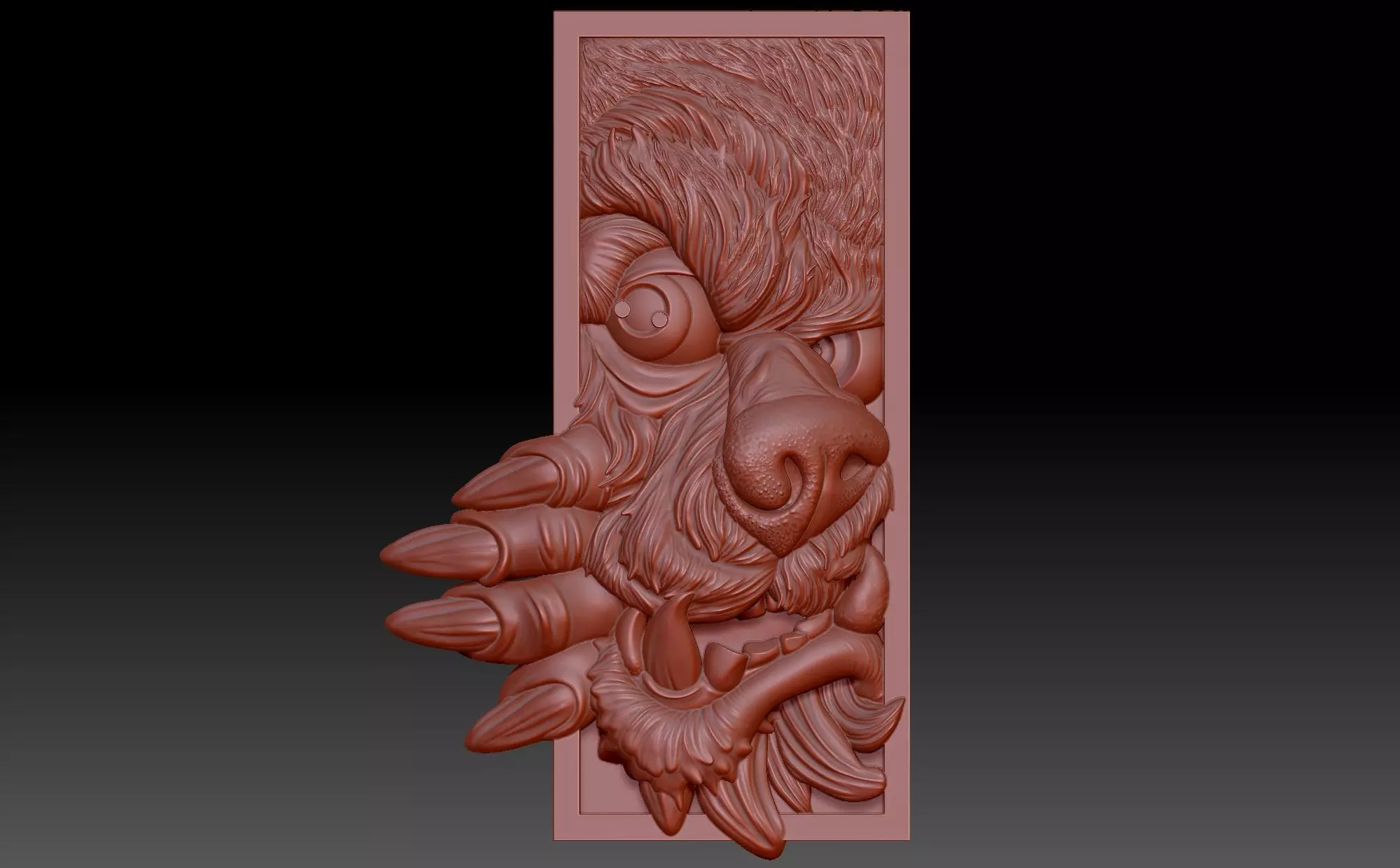 Book stand  3D print model_0