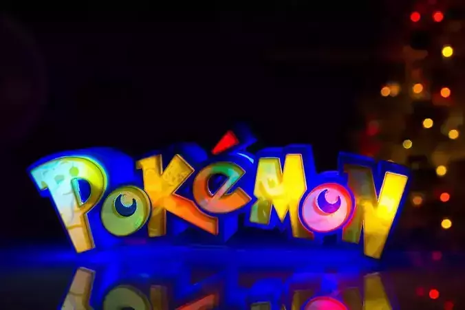 Pokemon lamp led light GAMER GAME DECORATION HOME LED POKEMONGO 3D print model