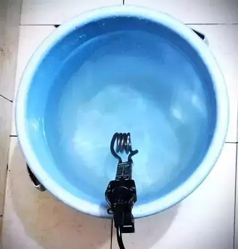 Heating rod holder for all buckets 3D print model
