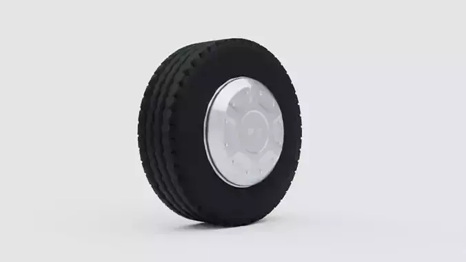 Bus VDL Bova Futura Wheel With Rim Low-poly 3D model