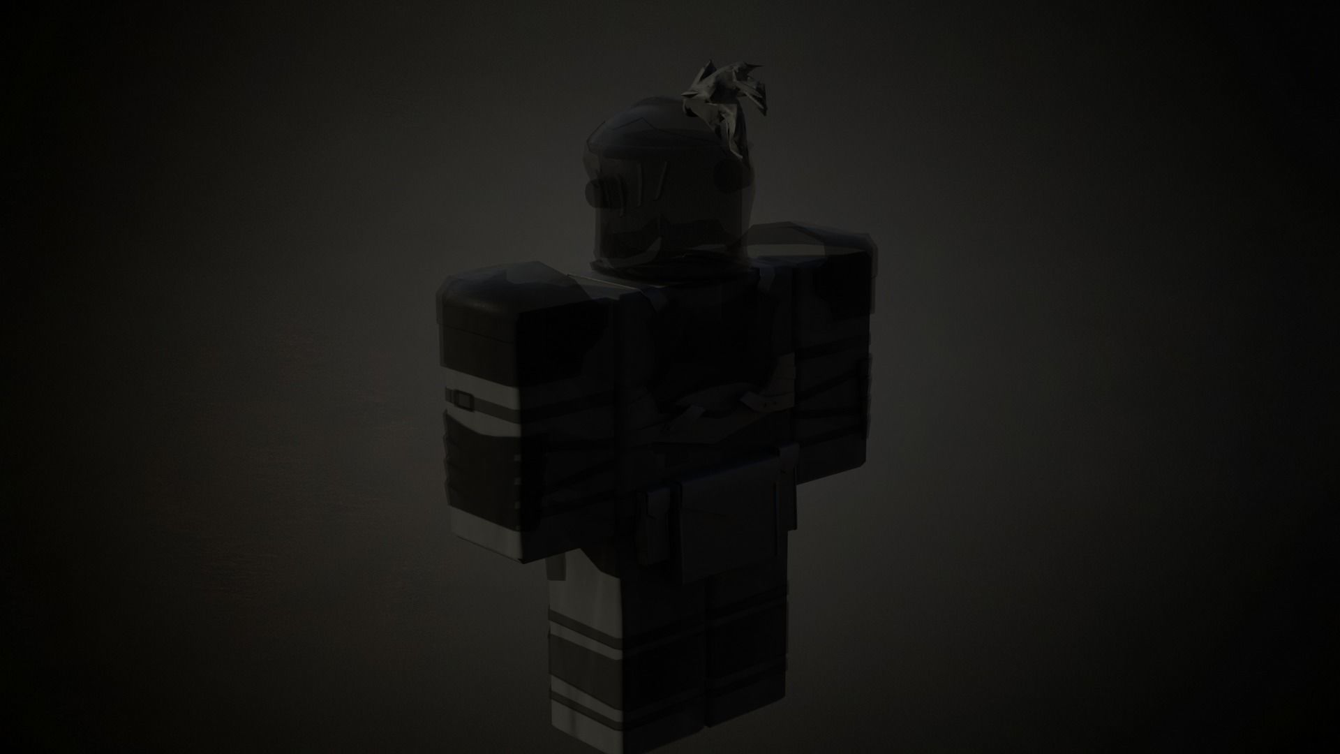 Roblox r6 knight armor model Low-poly 3D model_4