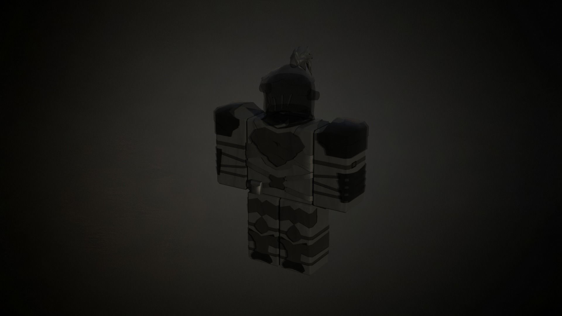 Roblox r6 knight armor model Low-poly 3D model_1