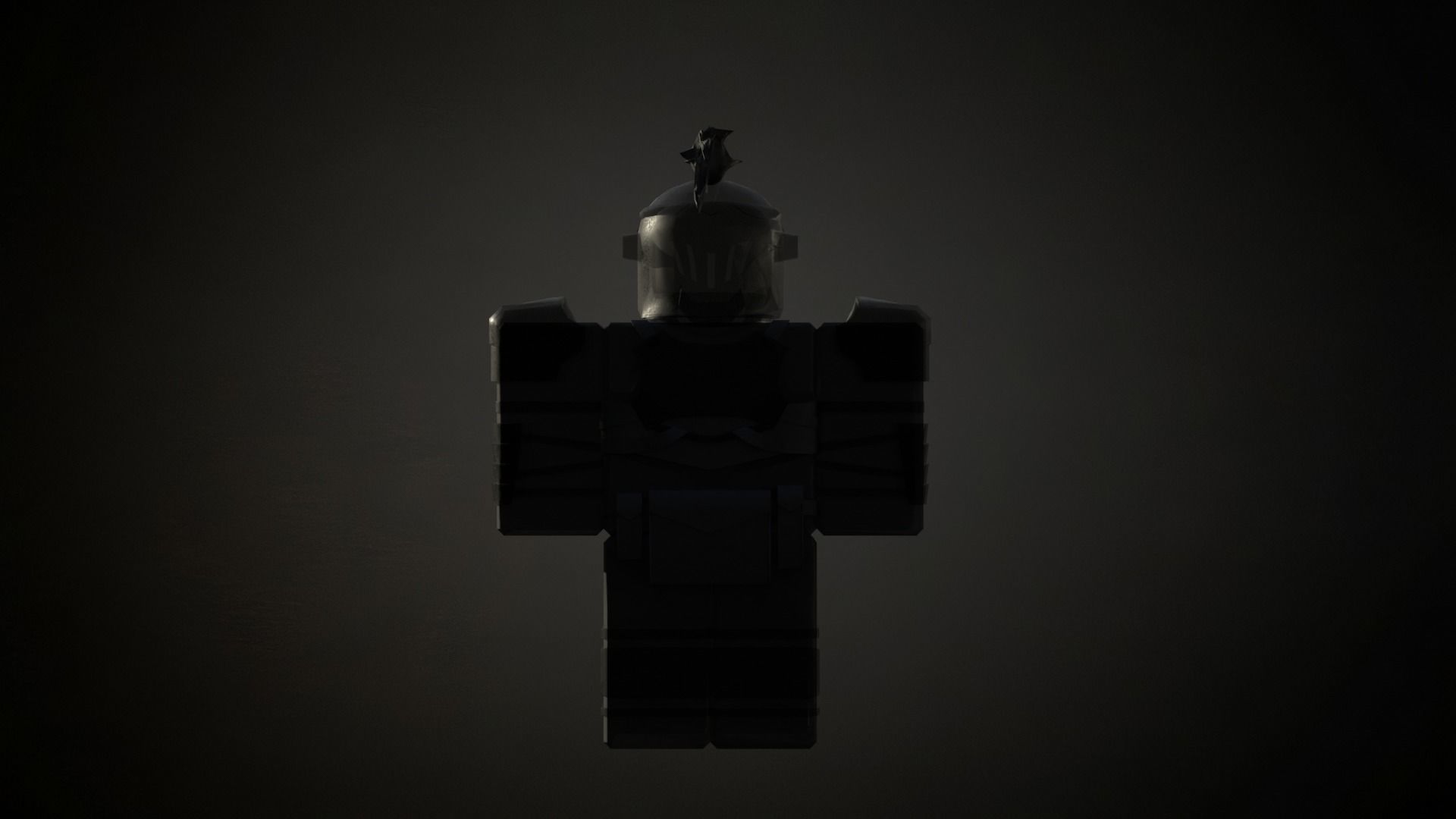 Roblox r6 knight armor model Low-poly 3D model_6