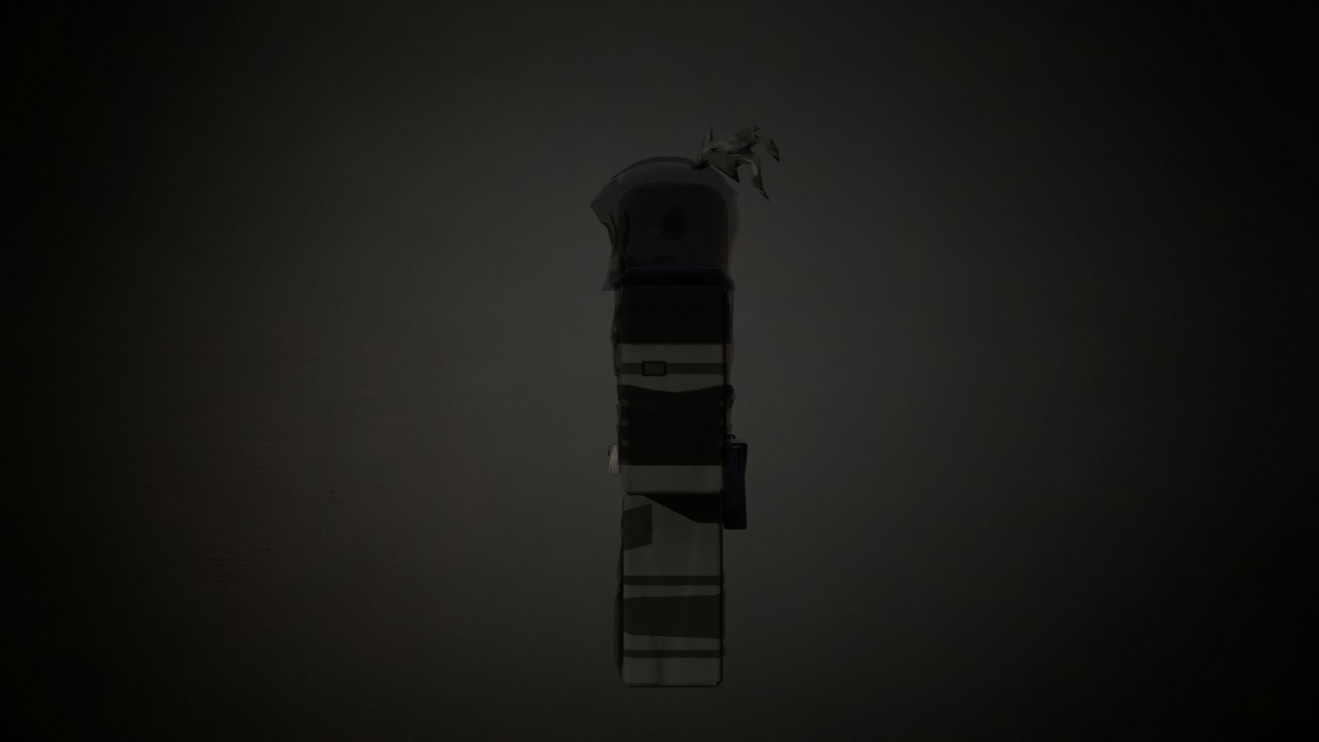 Roblox r6 knight armor model Low-poly 3D model_3