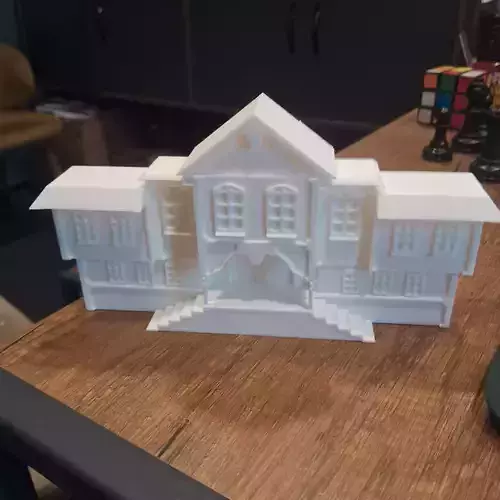 3D Frame Bay Window House