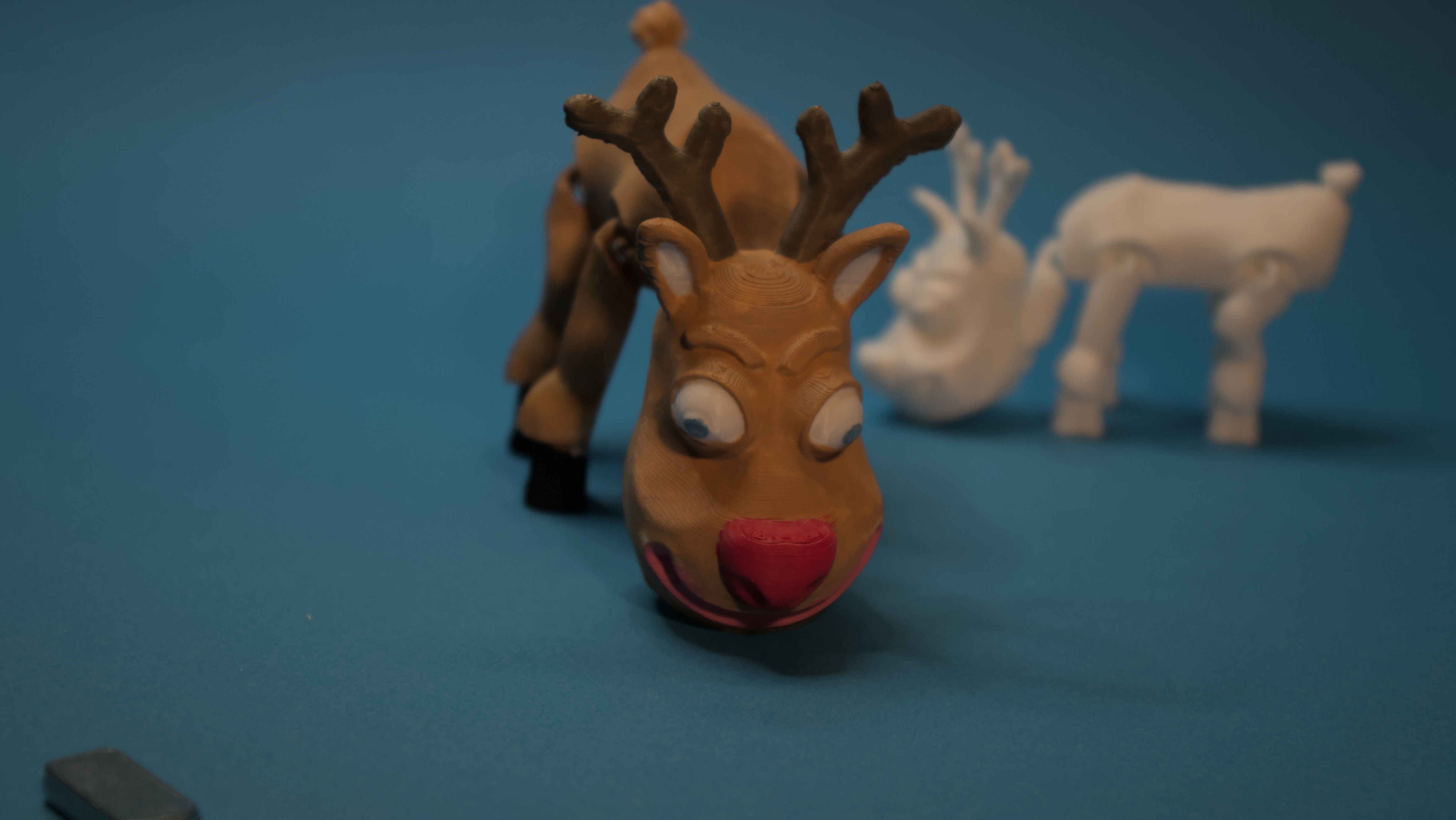 ARTICULATED RUDOPH PRINTED IN PLACE WITHOUT SUPPORT 3D print model_3