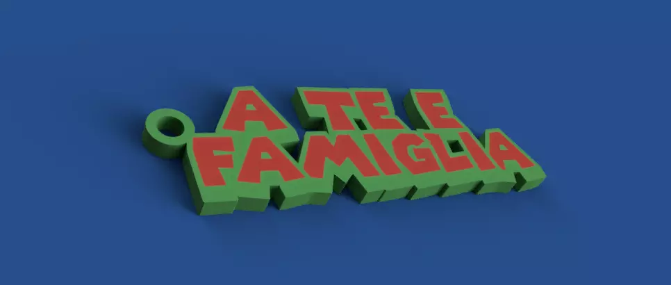 A TE E FAMIGLIA - AUGURI NATALE - BUONE FESTE 3D model_0