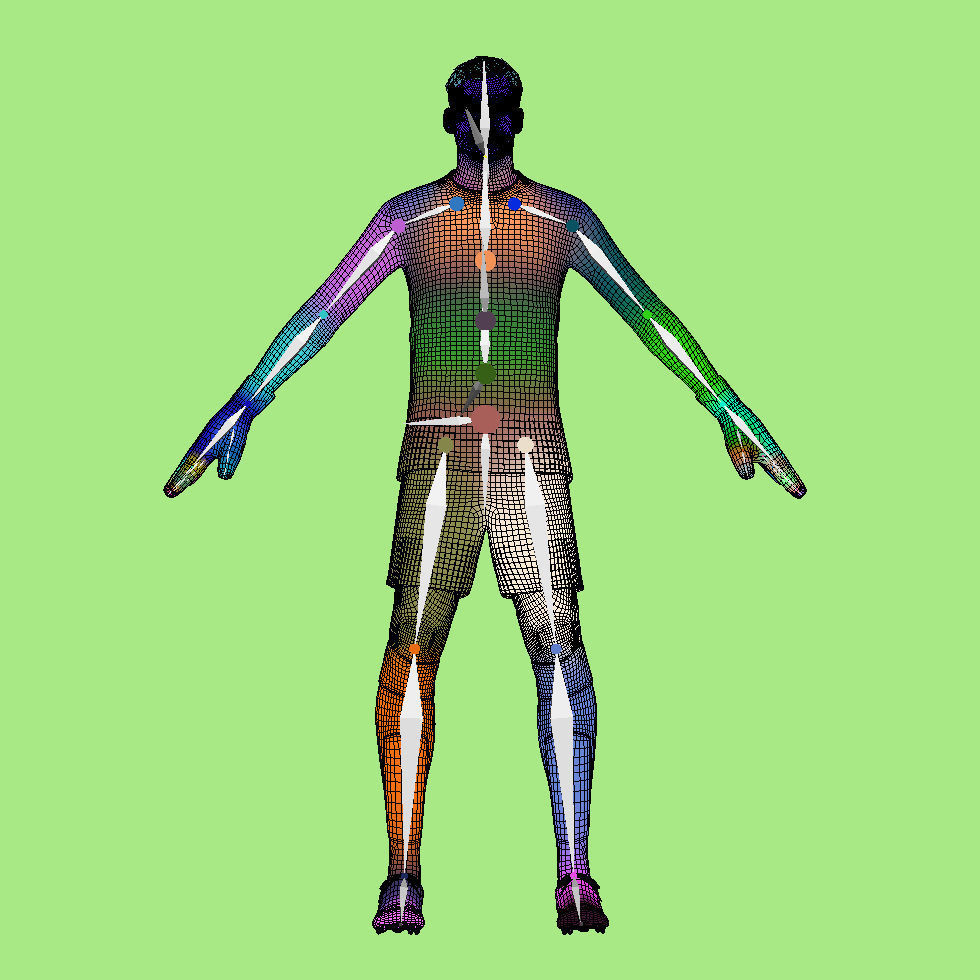 T-Pose Andriy Lunin Real Madrid 23-24 3D model_6