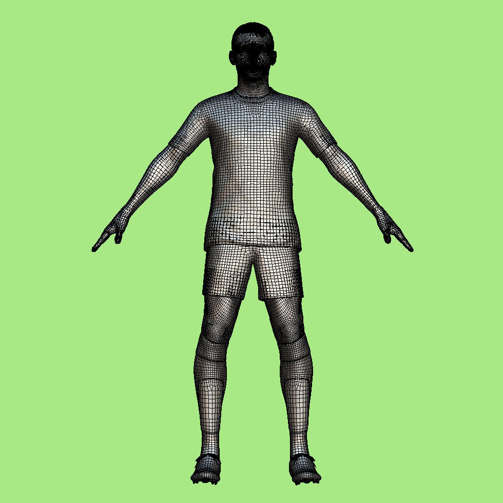 T-Pose Valverde Real Madrid 23-24 3D model_4