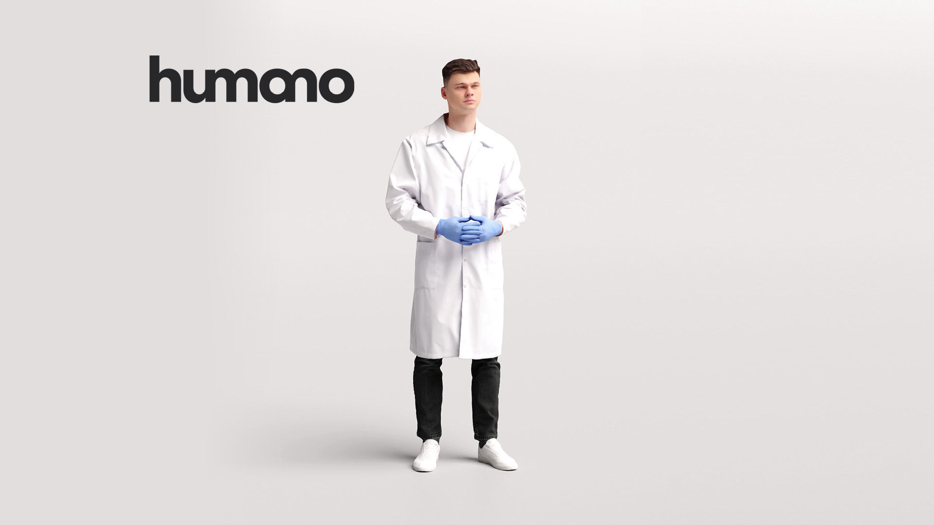 Humano - Collection 2205 - LAB MEDICAL Scientist -6 x 3D models  3D model_3