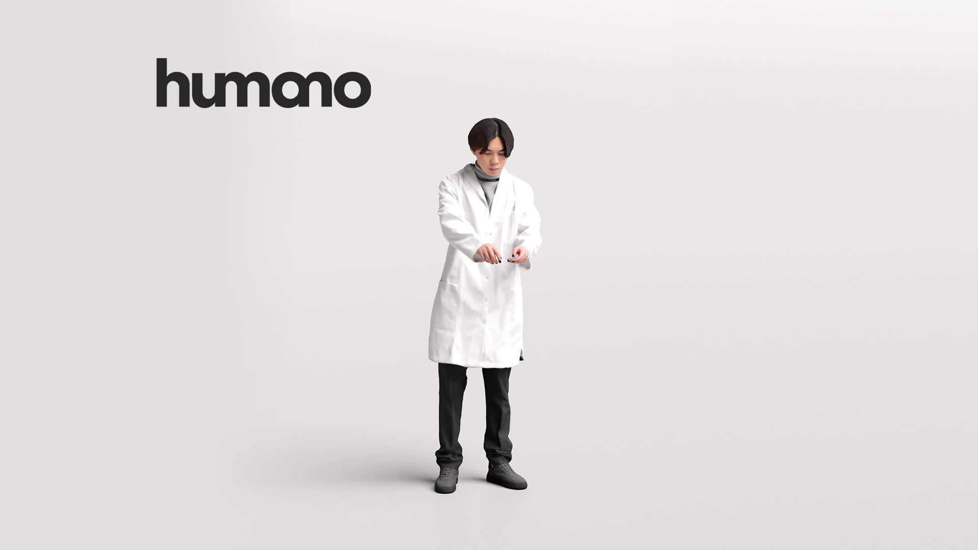 Humano - Collection 2205 - LAB MEDICAL Scientist -6 x 3D models  3D model_1