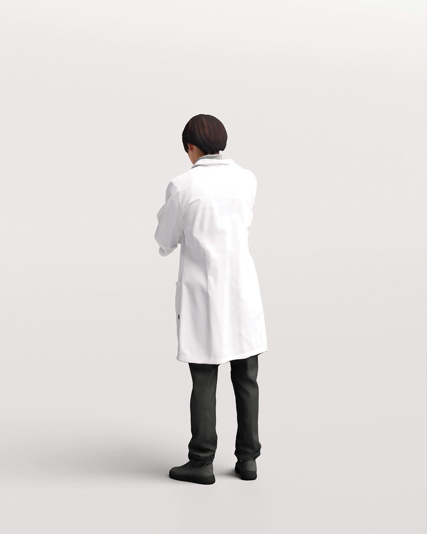 Humano - Collection 2205 - LAB MEDICAL Scientist -6 x 3D models  3D model_9