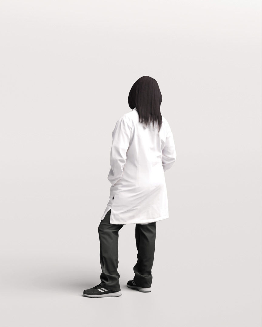 Humano - Collection 2205 - LAB MEDICAL Scientist -6 x 3D models  3D model_32