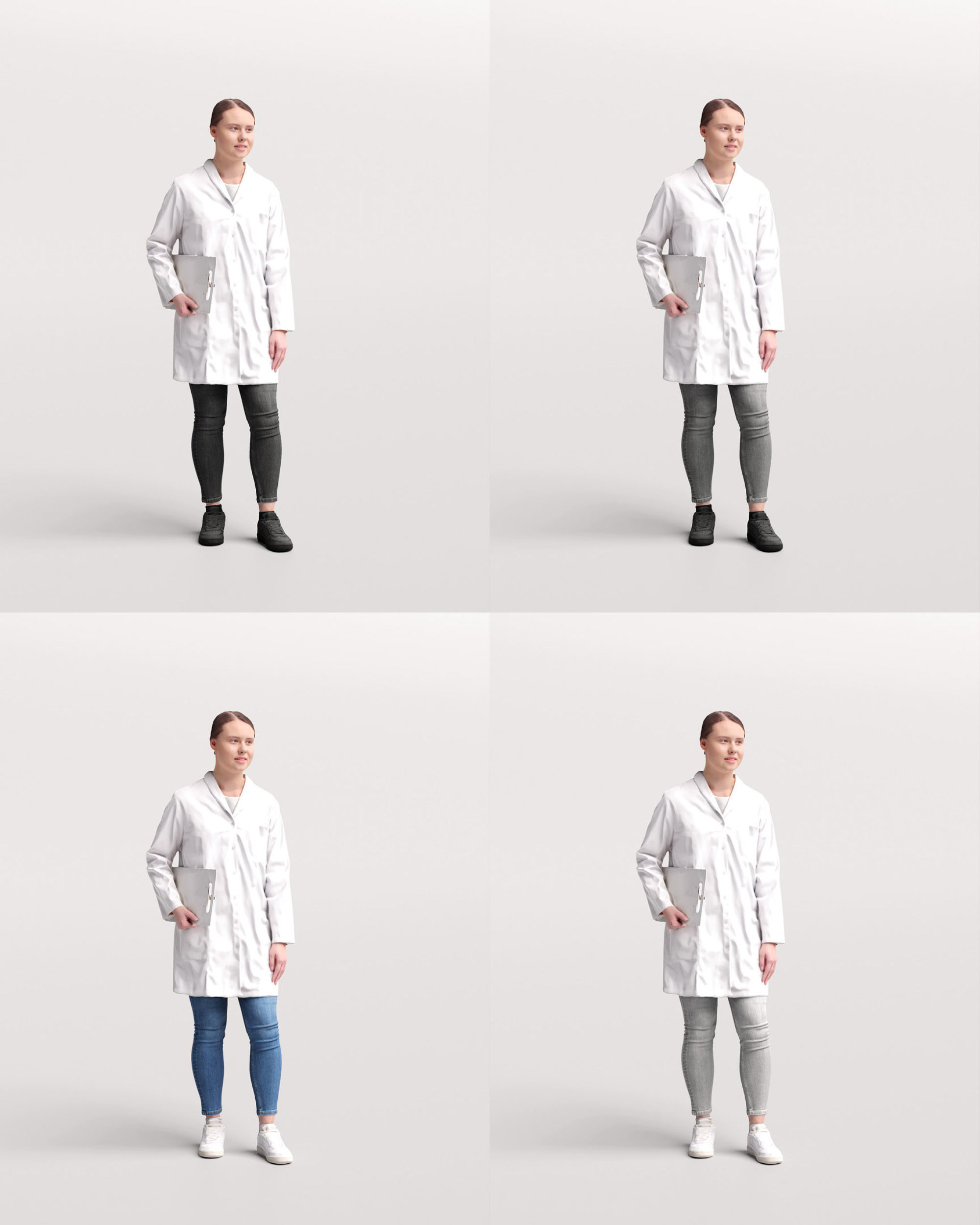 Humano - Collection 2205 - LAB MEDICAL Scientist -6 x 3D models  3D model_18