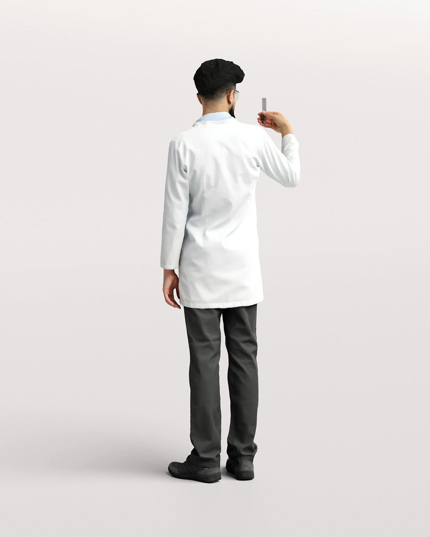 Humano - Collection 2205 - LAB MEDICAL Scientist -6 x 3D models  3D model_27