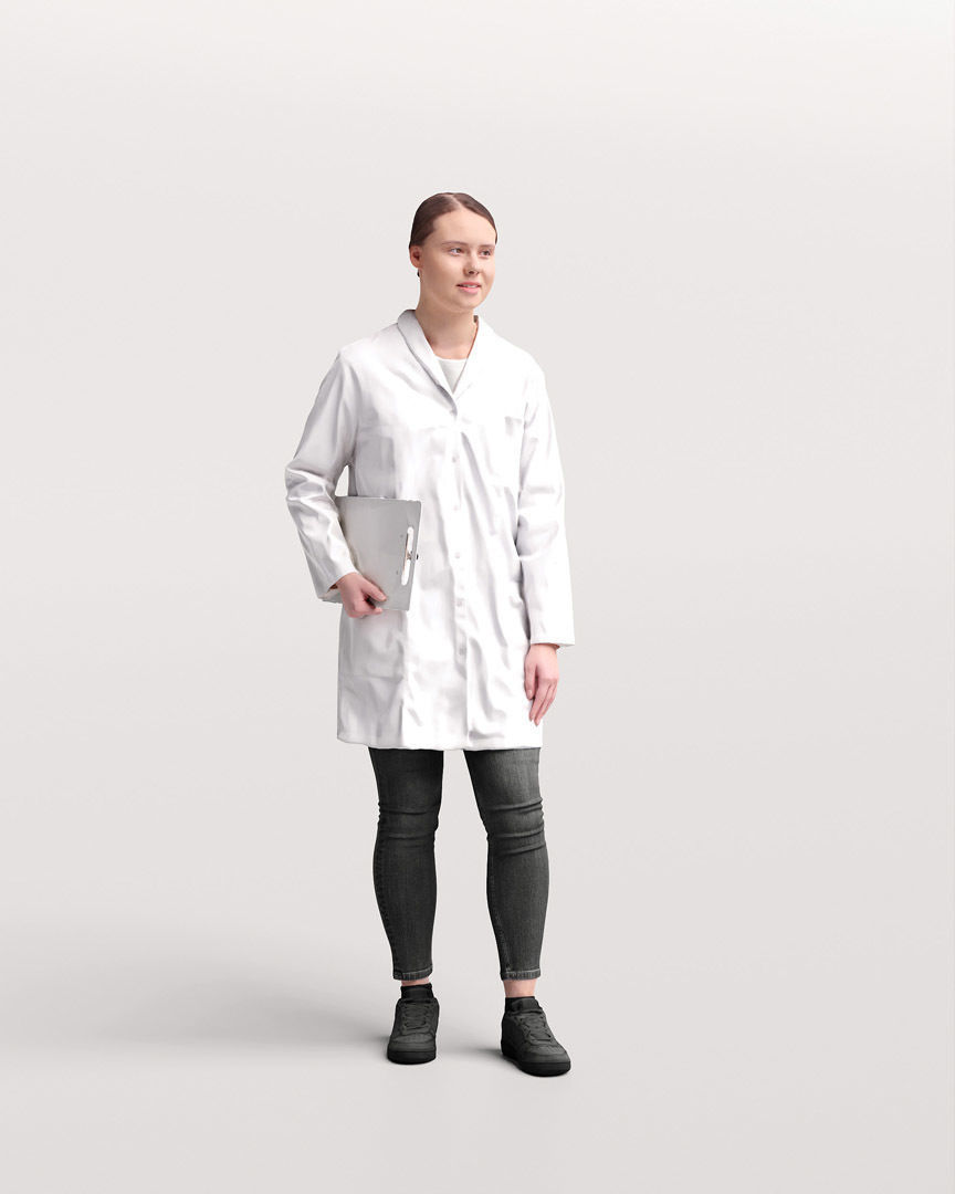 Humano - Collection 2205 - LAB MEDICAL Scientist -6 x 3D models  3D model_13