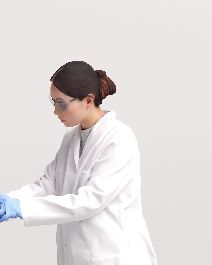 Humano - Collection 2205 - LAB MEDICAL Scientist -6 x 3D models  3D model_39