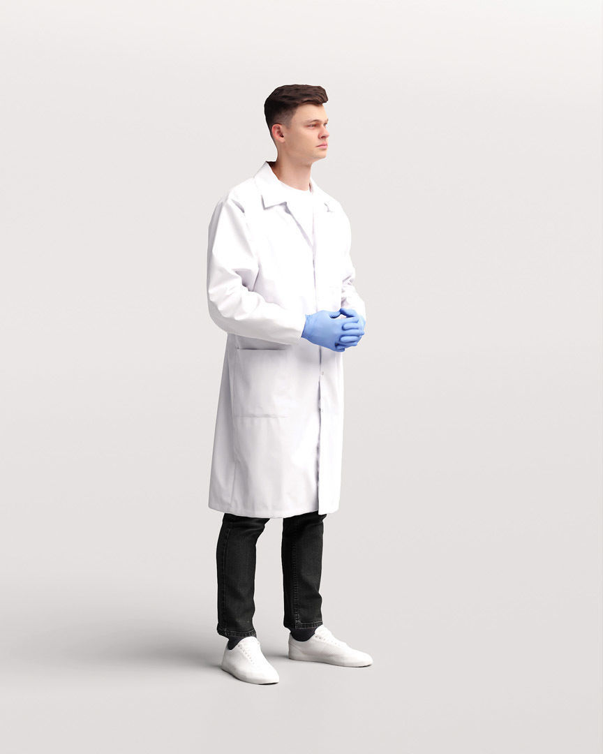 Humano - Collection 2205 - LAB MEDICAL Scientist -6 x 3D models  3D model_20
