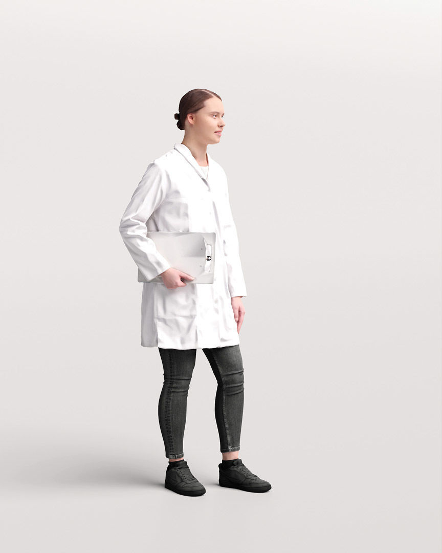 Humano - Collection 2205 - LAB MEDICAL Scientist -6 x 3D models  3D model_14