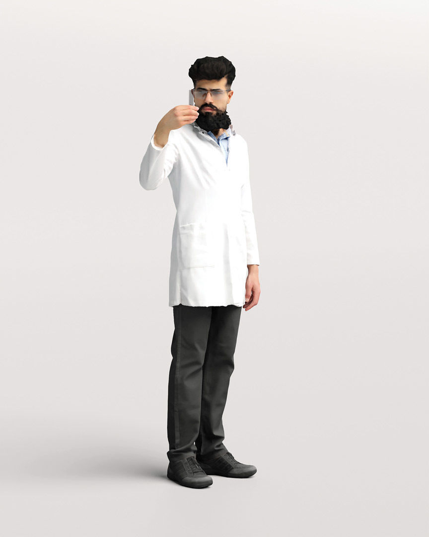 Humano - Collection 2205 - LAB MEDICAL Scientist -6 x 3D models  3D model_26
