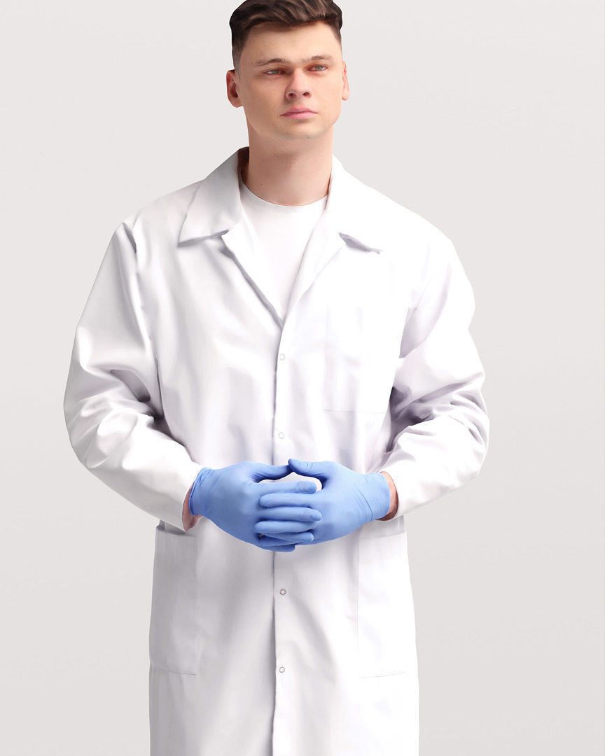 Humano - Collection 2205 - LAB MEDICAL Scientist -6 x 3D models  3D model_22