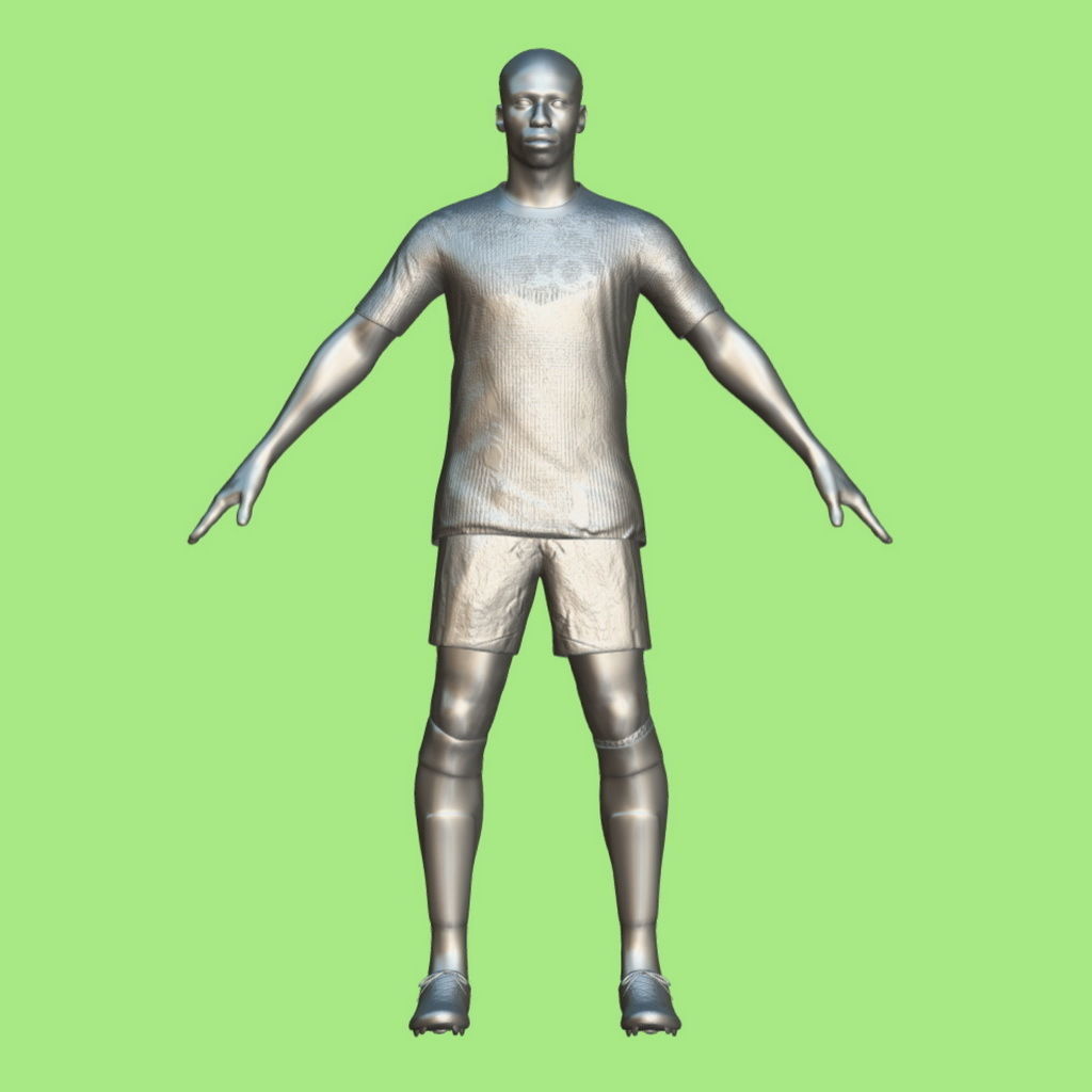 T-Pose Ferland Mendy Real Madrid 23-24 3D model_3