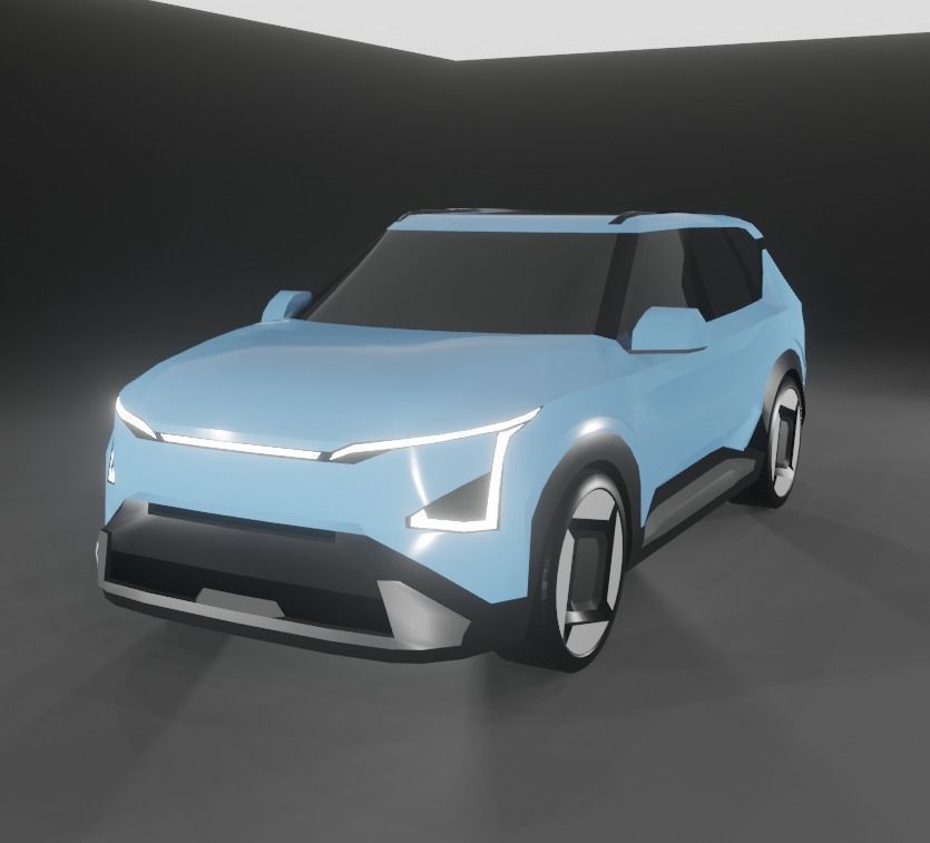 Kia EV5 Low-poly 3D model_4