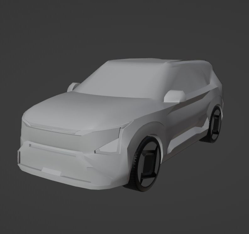 Kia EV5 Low-poly 3D model_10