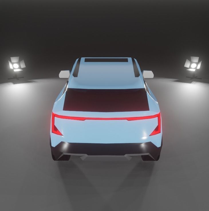 Kia EV5 Low-poly 3D model_8