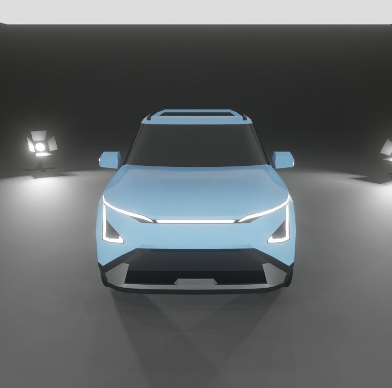 Kia EV5 Low-poly 3D model_7