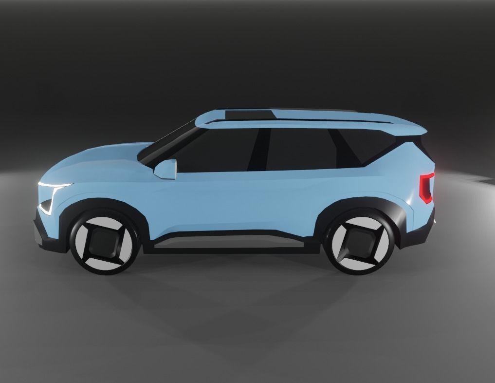 Kia EV5 Low-poly 3D model_6