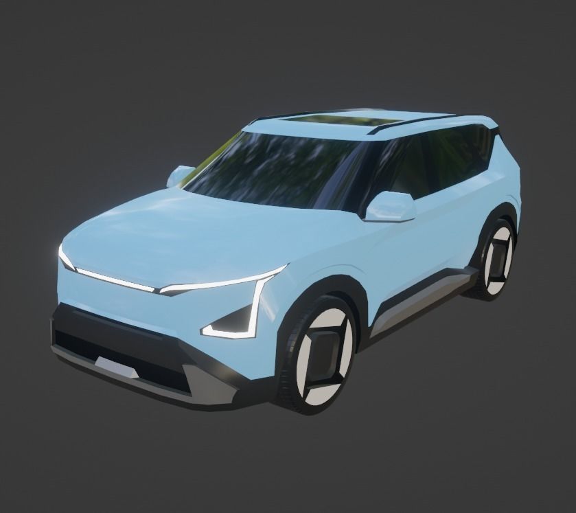 Kia EV5 Low-poly 3D model_12