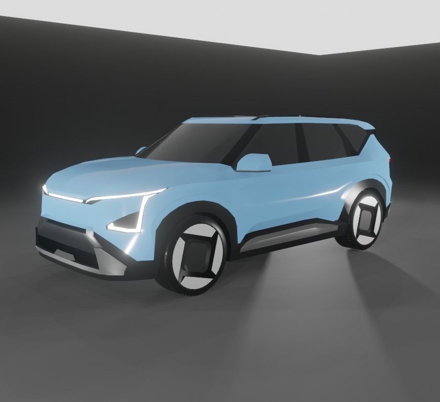 Kia EV5 Low-poly 3D model_5