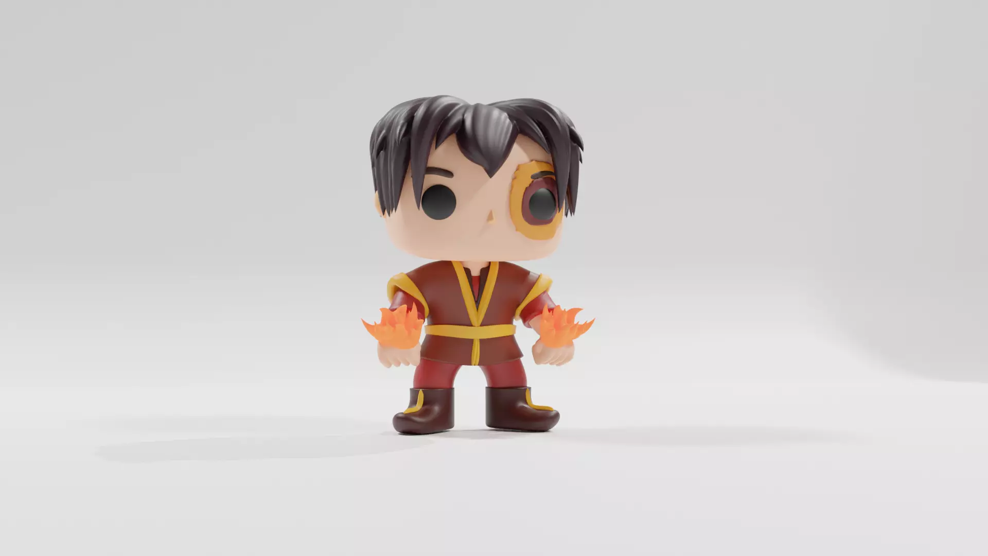 Avatar The Last Airbender Zuko  funko pop 3D print model_0